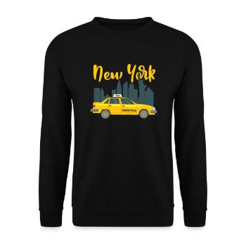 Taxi - Sweat-shirt Unisexe - noir - Devant - Alina (178cm) & Michal (187cm)