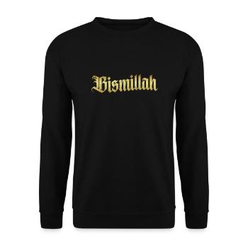Muslim - Unisex Sweatshirt - black - Front - Alina (178cm) & Michal (187cm)