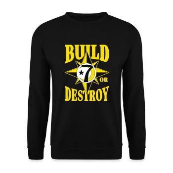 Muslim Islam Allah Ramadan Kareem Gift - Unisex Sweatshirt - black - Front - Alina (178cm) & Michal (187cm)