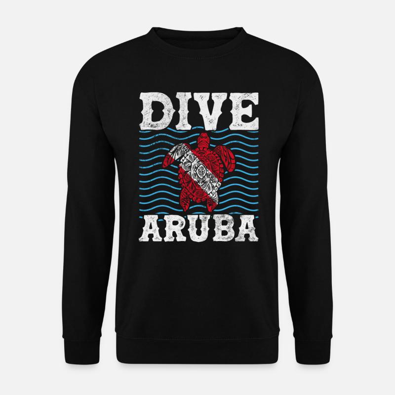 Aruba - Unisex Pullover - Schwarz