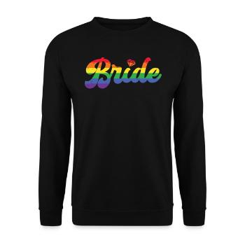 Vieille fille - Sweat-shirt Unisexe - noir - Devant - Alina (178cm) & Michal (187cm)