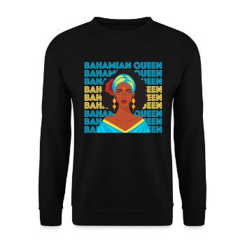 Bahamas Île des Caraïbes Cadeau d’été de l’Atlantique - Sweat-shirt Unisexe - noir - Devant - Alina (178cm) & Michal (187cm)