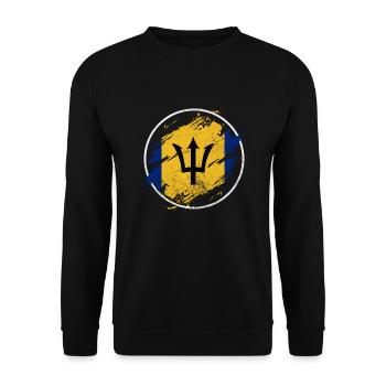 Barbados - Unisex Pullover - Schwarz - Vorne - Alina (178cm) & Michal (187cm)