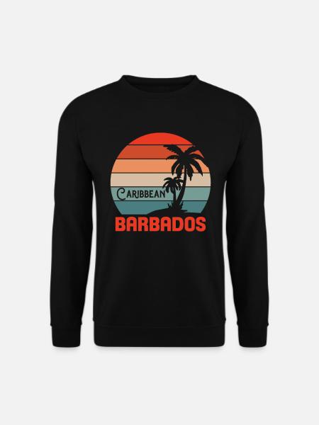 Barbados Karibik Bajan Urlaub Geschenk - Unisex Pullover - Schwarz