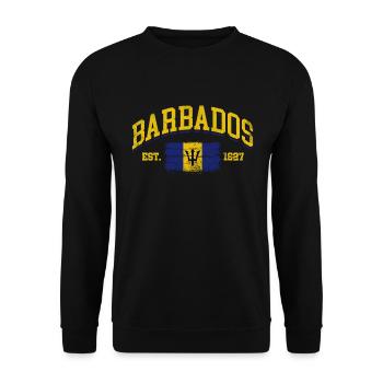 Barbados - Unisex Pullover - Schwarz - Vorne - Alina (178cm) & Michal (187cm)