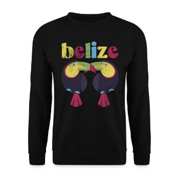 Belize - Unisex Pullover - Schwarz - Vorne - Alina (178cm) & Michal (187cm)