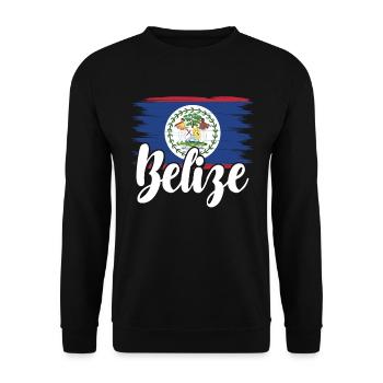 Belize Latino Belizean Belizean Maya Gift - Unisex Sweatshirt - black - Front - Alina (178cm) & Michal (187cm)