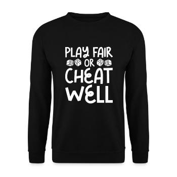 Board Game Board Games Game Night Games Gift - Unisex Sweatshirt - black - Front - Alina (178cm) & Michal (187cm)