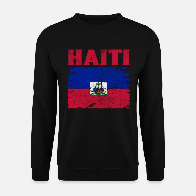 Haiti - Unisex Pullover - Schwarz