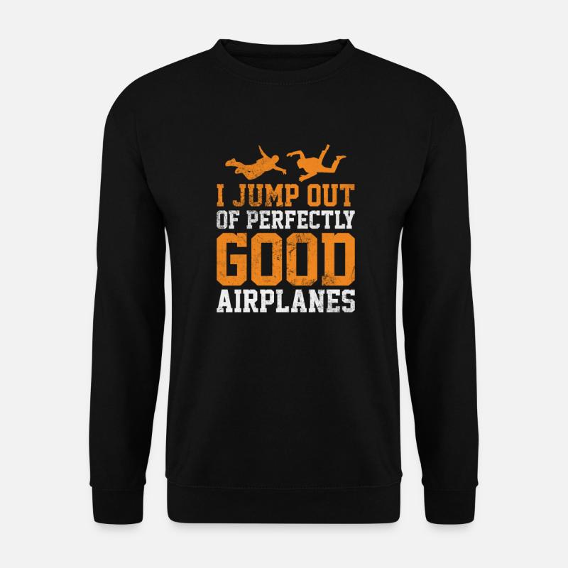 Skydive - Unisex Pullover - Schwarz