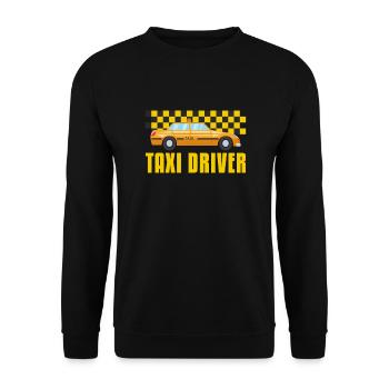 Taxi - Sweat-shirt Unisexe - noir - Devant - Alina (178cm) & Michal (187cm)