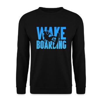 Wakeboard Wakeboarder Wakeboard Cadeau - Sweat-shirt Unisexe - noir - Devant - Alina (178cm) & Michal (187cm)