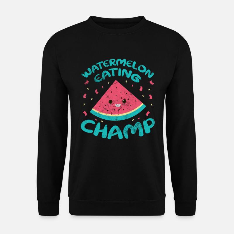 Wassermelone - Unisex Pullover - Schwarz