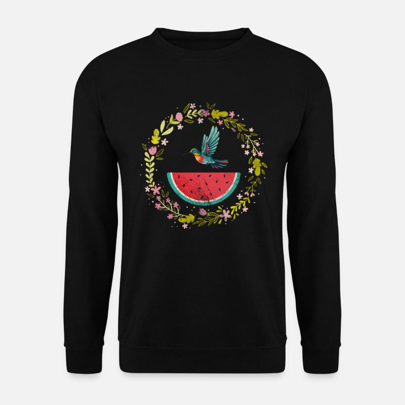 Pastèque - Sweat-shirt Unisexe - noir