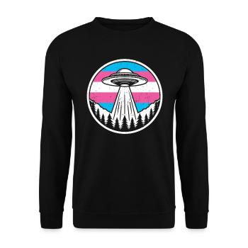 Étranger - Sweat-shirt Unisexe - noir - Devant - Alina (178cm) & Michal (187cm)