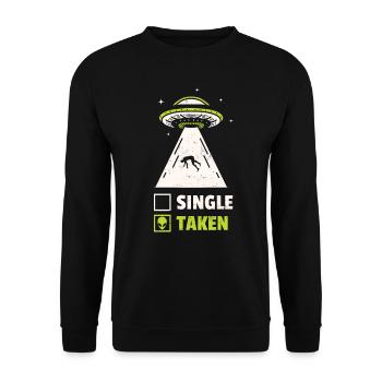 Alien - Unisex Pullover - Schwarz - Vorne - Alina (178cm) & Michal (187cm)