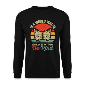 Autisme - Sweat-shirt Unisexe - noir - Devant - Alina (178cm) & Michal (187cm)