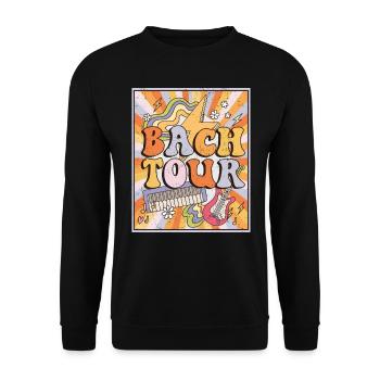 Junggeselle Jungesellenabschied - Unisex Pullover - Schwarz - Vorne - Alina (178cm) & Michal (187cm)