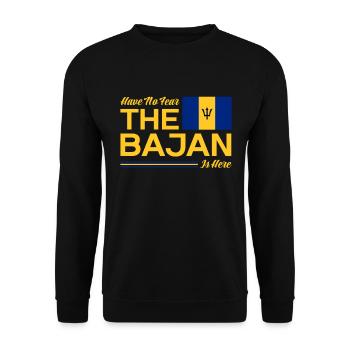 Barbados Karibik Bajan Urlaub Geschenk - Unisex Pullover - Schwarz - Vorne - Alina (178cm) & Michal (187cm)