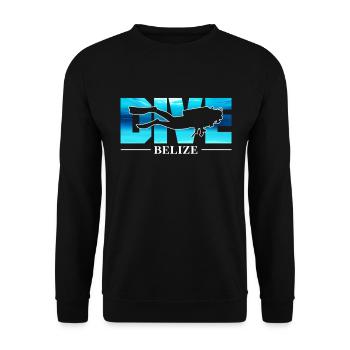 Belize Latino Belizer Belizerin Maya Geschenk - Unisex Pullover - Schwarz - Vorne - Alina (178cm) & Michal (187cm)
