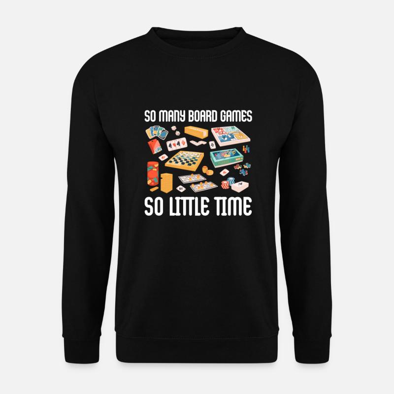 Brettspiel Brettspiele Spieleabend Spiele Geschenk - Unisex Pullover - Schwarz