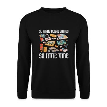 Board game - Unisex Sweatshirt - black - Front - Alina (178cm) & Michal (187cm)