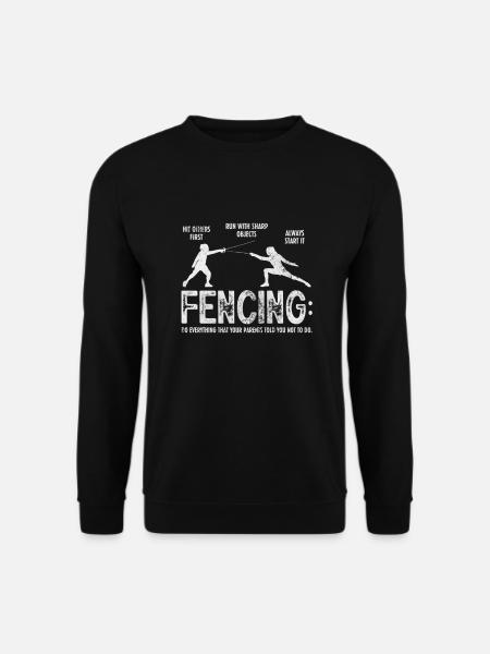 Fencing - Unisex Sweatshirt - black