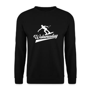 Wakeboard Wakeboarder Wakeboard Cadeau - Sweat-shirt Unisexe - noir - Devant - Alina (178cm) & Michal (187cm)