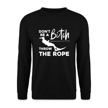 Wakeboard Wakeboarder Wakeboard Cadeau - Sweat-shirt Unisexe - noir - Devant - Alina (178cm) & Michal (187cm)