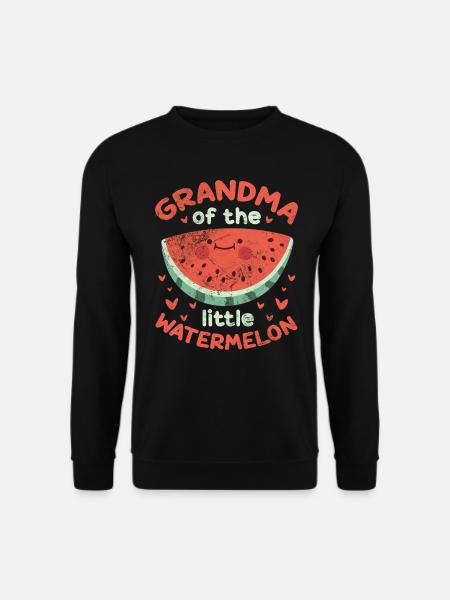 Pastèque Mamie - Sweat-shirt Unisexe - noir
