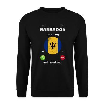 Barbados - Unisex Pullover - Schwarz - Vorne - Alina (178cm) & Michal (187cm)