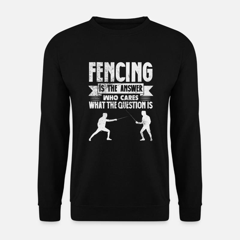 Fencing - Unisex Sweatshirt - black