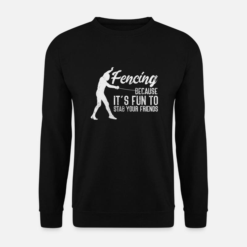 escrime - Sweat-shirt Unisexe - noir