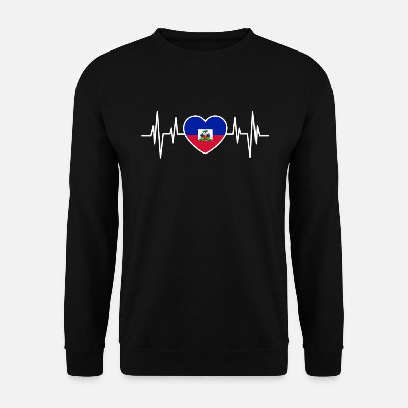 Haiti Haitian Caribbean Holidays - Unisex Sweatshirt - black