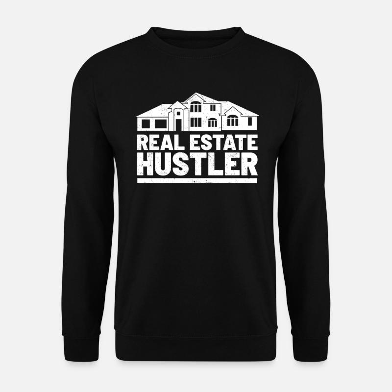 Immobilienmakler - Unisex Pullover - Schwarz