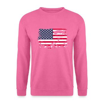 Skydive Skydiver Skydiving Fallschirm Geschenk - Unisex Pullover - Pink - Vorne