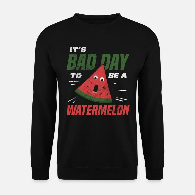 Wassermelone - Unisex Pullover - Schwarz