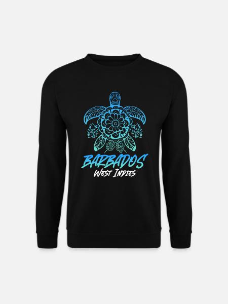 Barbados Caribbean Bajan Holiday Gift - Unisex Sweatshirt - black