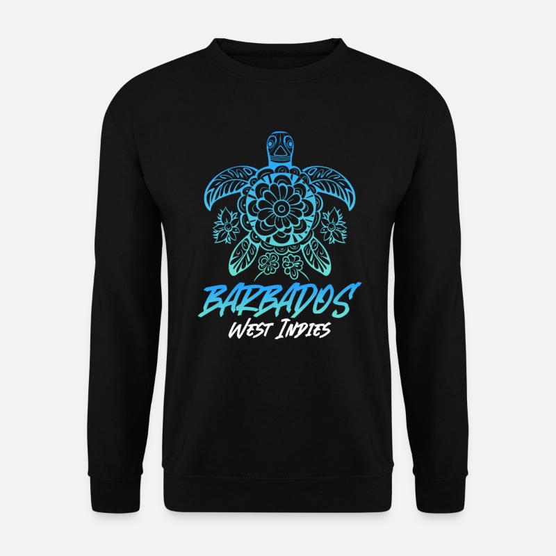 Barbados Karibik Bajan Urlaub Geschenk - Unisex Pullover - Schwarz