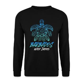 Barbados - Unisex Pullover - Schwarz - Vorne - Alina (178cm) & Michal (187cm)