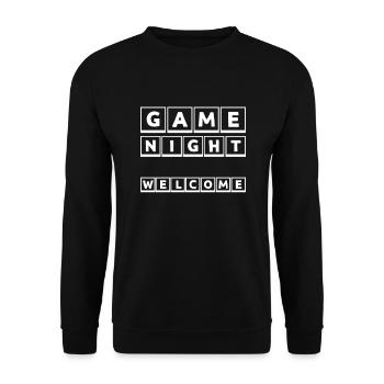Board Game Board Games Game Night Games Gift - Unisex Sweatshirt - black - Front - Alina (178cm) & Michal (187cm)