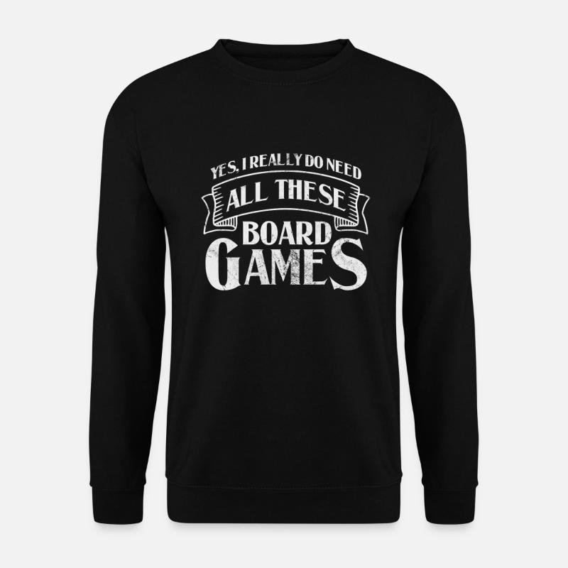 Brettspiel - Unisex Pullover - Schwarz