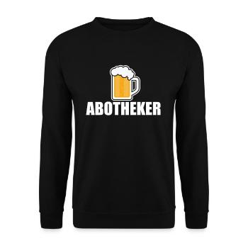 Abotheker - Unisex Pullover - Schwarz - Vorne - Alina (178cm) & Michal (187cm)