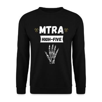 MTRA Medical-Technical Radiology Mta - Unisex Sweatshirt - black - Front - Alina (178cm) & Michal (187cm)