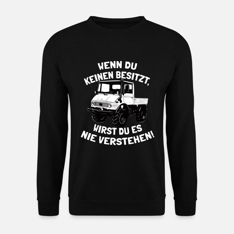Unimog 407 - Offroad - Universal Motorgerät - Unisex Pullover - Schwarz
