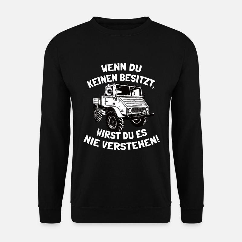 Unimog 411 - Offroad - Universal Motorgerät - Unisex Pullover - Schwarz