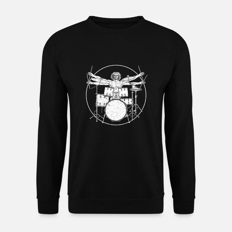 Drums Gift Drummer Percussion - Unisex Sweatshirt - black