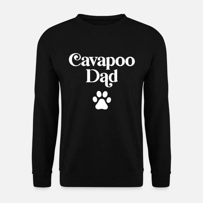 Cavapoo Vater - Unisex Pullover - Schwarz