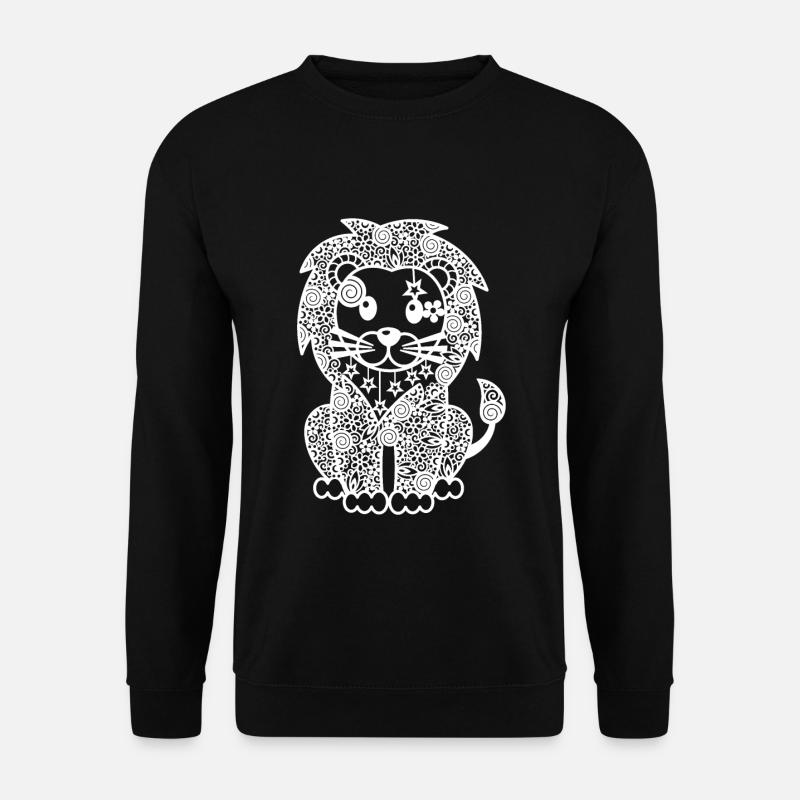 Löwe - Unisex Pullover - Schwarz