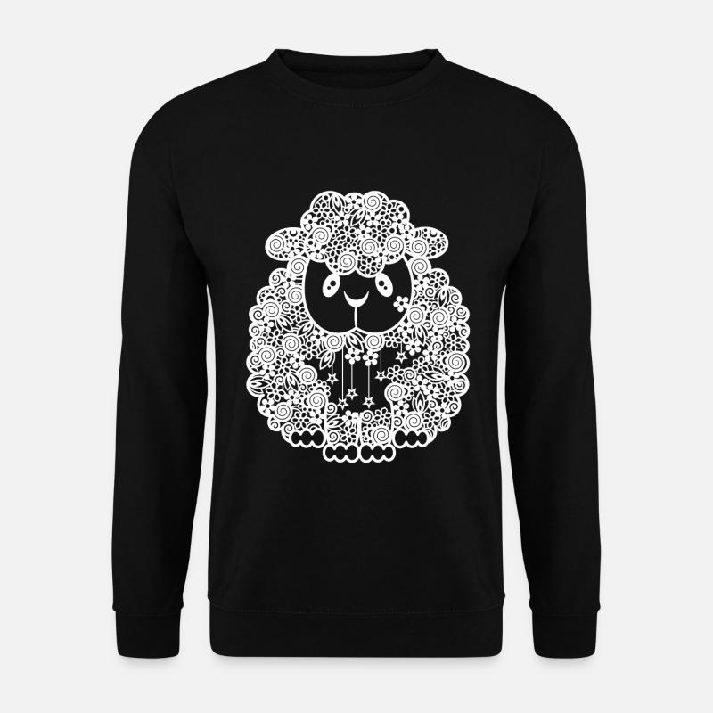 Schaf - Unisex Pullover - Schwarz